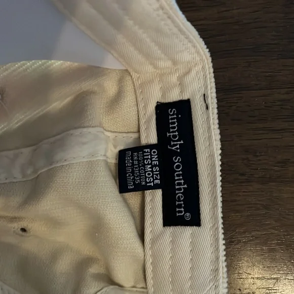 Simply Southern “Faith” corduroy baseball cap New with tags - Picture 5 of 7
